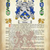 Watson Surname History Origin & Meaning with Ancient Parchment Background Download