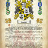 Campbell Surname History (Origin & Meaning) with Coat of Arms (Family Crest) Instant Download (Ancient Parchment)