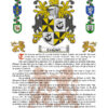 Campbell Surname History (Origin & Meaning) with Coat of Arms (Family Crest) Instant Download (White Background)