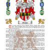Murphy History (Origin & Meaning) with Coat of Arms (Family Crest) Instant Download (White Background)