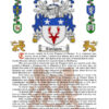 Thompson History (Origin & Meaning) with Coat of Arms (Family Crest) Instant Download (White Background)