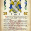 Ward Surname History (Origin & Meaning) with Coat of Arms (Family Crest) Instant Download (Ancient Parchment)