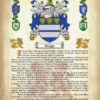 Wright History (Origin & Meaning) with Coat of Arms (Family Crest) Instant Download (Ancient Parchment)